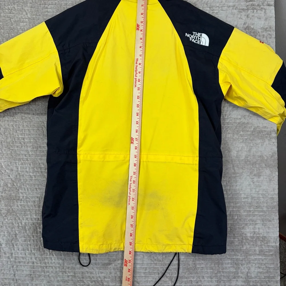 The North Face Summit Series Gore-Tex XCR Jacket Mens Medium Yellow Black Hooded